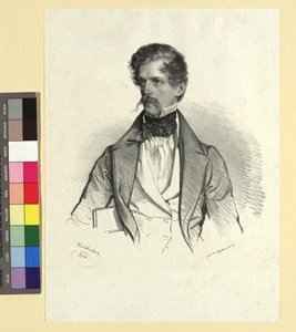 Baron Anton v. Doblhoff by Josef Kriehuber