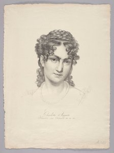 Charlotte Auguste, Empress of Austria etc. by Josef Kriehuber