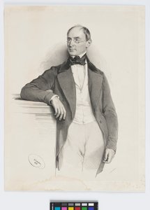 Franz Xaver (III.) Baron von Pillersdorf by Josef Kriehuber