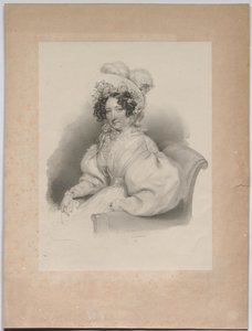 Gabrielle Auersperg, née Lobkowitz by Josef Kriehuber