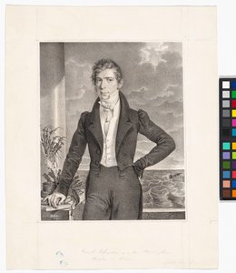 Johann Georg Schwarz (1800-1867, Fur Trader) by Josef Kriehuber