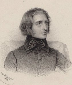 Portrait of the Composer Franz Liszt, 1838