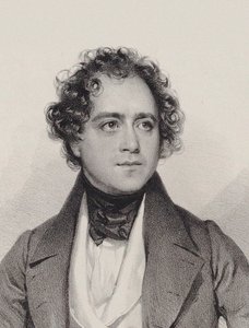 Portrait of the Composer Johann Vesque von Püttlingen, 1838 by Josef Kriehuber