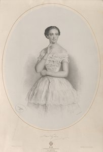 Portrait of the ballerina Marie Taglioni