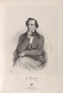 Portrait of the composer Giacomo Meyerbeer 1791-1864, 1847