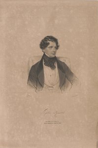 Portrait of the Opera Singer Agostino Rovere 1804-1865, 1839 by Josef Kriehuber