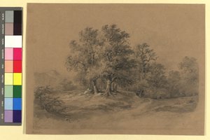 Forest Landscape by Josef Kriehuber