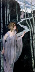 Elf at the Brook, 1888-1889 by Josef Maria Auchentaller
