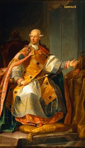 Portrait of Leopold II of Habsburg-Lorraine by Josef and Mayrhofer Friedrich Kiss