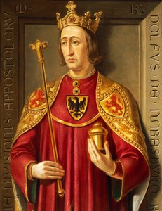 Portrait of Rudolf von Habsburg, Painting by Josef Kiss and Friedrich Mayrhofer, detail by Josef and Mayrhofer Friedrich Kiss