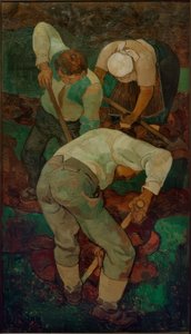 Digging Farm Labourers