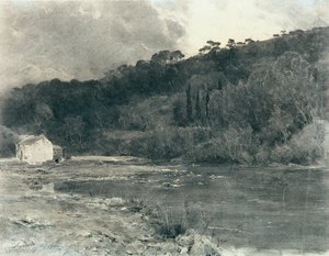 On the Guadaira (Spain) by Josef Sturm