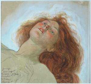 Sketch for the Head of Leda