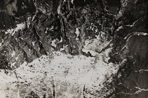 Aerial view of the war zone by Josef Zohles