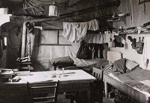 Album: My World War Memories of the South-Western Front in Carinthia, Italy, Trentino-Alto Adige 31/03/1915-12/11/1918: Housing Officers (b/w photo) by Josef Zohles