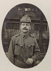 Album "Meine weltkriegs - Erinnerungen South-West Front (Carinthia, Italy, South Tyrol) 31/03/1915-12/11/1918 - Josef Zohles Wien": portrait of soldier by Josef Zohles