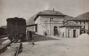 Album "Meine weltkriegs - Erinnerungen South-West Front (Carinthia, Italy, South Tyrol) 31/03/1915-12/11/1918 - Josef Zohles Wien": station of Tolmezzo