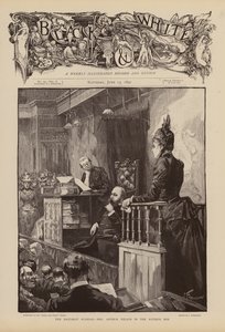 Mrs Arthur Wilson Gives Evidence During the Trial of the Baccarat Scandal