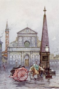 The Church of S Maria Novella, Florence