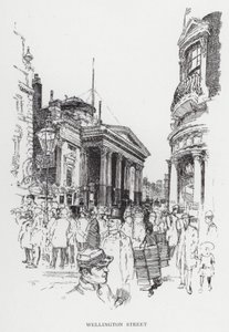 Wellington Street by Joseph (after) Pennell