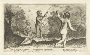 Children Flying Kites (Iuventus Gloriosa) by Joseph Antoine Cochet