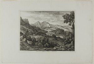 Castle of Saint Stephan of Mezzo and Canturano by Joseph Anton Koch