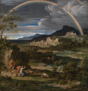 Heroic Landscape with Rainbow by Joseph Anton Koch