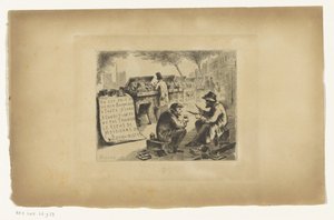 Booksellers During Lunch by Joseph Apoux