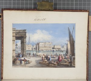 Venice, Pasted into the Title Page of Thomas Moody