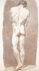 Study of a Male Nude, seen from Behind, 1774