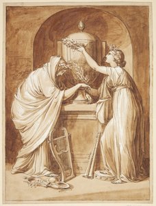 Allegorical Drawing by Joseph Bergler