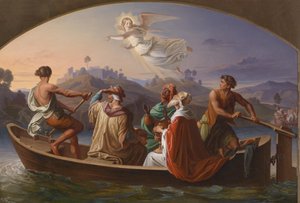 The Three Wise Men on the Way to Bethlehem 1846 by Joseph Binder