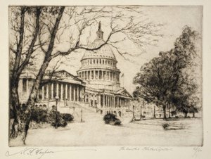 The United States Capitol by Joseph C. Claghorn