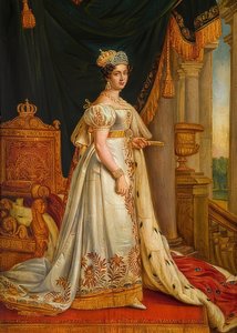 Queen Therese in Coronation Robes by Joseph Carl Stieler