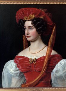 Portrait of Woman with Red Hat