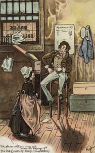 Scene from The Old Curiosity Shop by Joseph Clayton (1856 1937) (after) Clarke