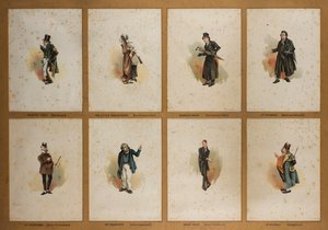 Eight Dickensian Characters by Joseph Clayton  Clarke