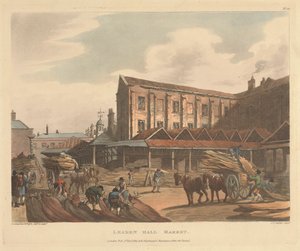 Leaden Hall Market by Joseph Constantine Stadler