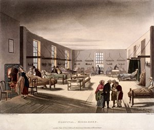 Mortimer Street, Marylebone, London by Joseph Constantine Stadler
