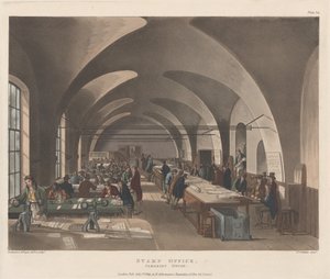 Stamp Office, Somerset House by Joseph Constantine Stadler