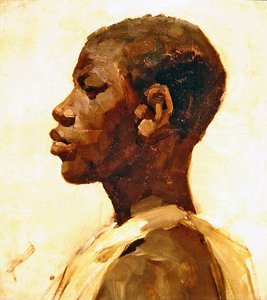 Head of a Negro by Joseph Crawhall