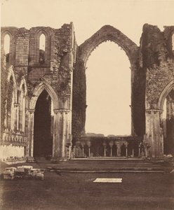 Fountains Abbey. The Chapel of the Nine Altars, Interior by Joseph Cundall