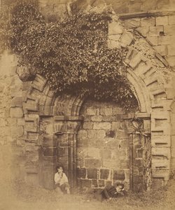 Kirkstall Abbey. Doorway on the North Side