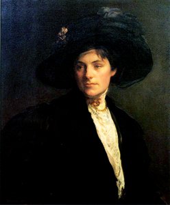 Woman with a Black Hat by Joseph DeCamp