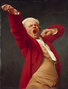 Self-Portrait, Yawning by Joseph Ducreux