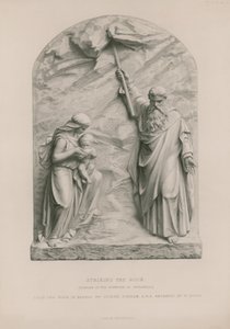 Moses Striking the Rock by Joseph Durham