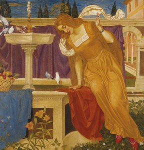 Beauty Seeing the Image of her Home in the Fountain by Joseph Edward Southall