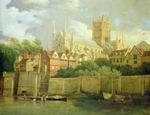 A View of Worcester Cathedral from the Southwest