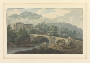Brathay Bridge by Joseph Farington