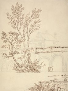 Caversham Bridge, Reading by Joseph Farington
